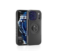Bike Phone Case Compatible with Garmin Mount for iPhone 17 16 15 14 Pro Max Air - Shockproof & Slim Cover with Built-in Quarter-Turn Lock, Quick & Secure for Road Bike & MTB Cycling