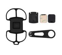 Bike Phone Holder - 360 Degree Rotatable Universal Shock-absorbing Clip - Handlebar Phone Mount - for Riding Trip Travel Video Calls Navigation Video Recording Live Streaming Calling GPS
