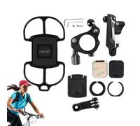 Bike Phone Holder | 360 Degrees Universal Adjustable Adjustable Rotatable Phone Handlebar Mount | For Bike Trips Video Calling Navigation Video Recording Live Streaming G Display
