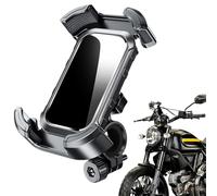 Bike Phone Holder - 360° Stress Free Riding, Rotatable Adjustable Motorcycle, Universal Motorcycle Handlebar Clamp Mount | Shockproof Smartphone Mount for Indoor Treadmill, Motorcycles, Stroller