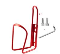 Bike Phone Holder Aluminum Alloy Bicycle Bottle Holder Cycling Bicycle Drink Water Bottle Rack Holder Mount For Mountain Bike Cage Cell Phone Handlebar Mounts(E-red)