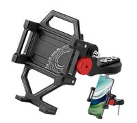 Bike Phone Holder, Bike Cell Phone Holder, 360 Degree Bike Cell Phone Clamp, Turning Equipment Clip, Shockproof Cycling Navigation Holder