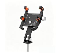 Bike Phone Holder for Cube Reaction TM 2020, Aluminum Alloy Bike Phone Mount Adjustable Holder, Handlebar Mount Accessories,B