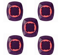 Bike Phone Holder for Smartphones | Compatible Quad Lock 360° Rotating Handlebar Mount | Universal Motorcycle, Bicycle, Scooter, Boat, Truck, Golf Cart, Car Phone Holder (5, Red Adopter)