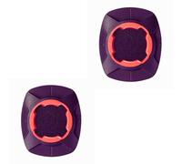 Bike Phone Holder for Smartphones | Compatible Quad Lock 360° Rotating Handlebar Mount | Universal Motorcycle, Bicycle, Scooter, Boat, Truck, Golf Cart, Car Phone Holder (2, Red Adopter)