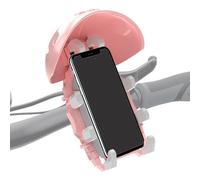 Bike Phone Holder, Motorcycle Phone Mount, ABS, Sponge Handlebar Navigation Bracket For ATV Bicycle And Scooter, Secure Mobile Cradle For Travel And Vacation, 360° Adjustable Clamp