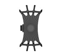 Bike Phone Holder, Motorcycle Phone Mount, Bicycle Handlebar Cell Phone Clamp, 360° Rotation Silicone Bicycle Phone Holder, Scooter Phone Clip for iPhone 13/12/11 Pro Max, Galaxy S20/S10/S9 Black