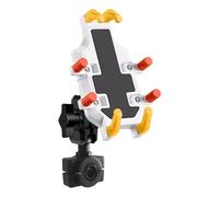 Bike Phone Holder Shockproof Adjustable Angle Mechanism Non-Slip Grip Hybrid Construction Road Tested Mount for Motorcycles and Bikes