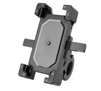 Bike Phone Mount Anti Vibration Damping Universal Fit for Motorcycles ATVs and Scooters Material Plastic Size 5.51x5.12x1.18in (Handlebar Type, Fits 20-28mm Diameter Handlebar)