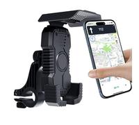 Bike Phone Mount - Handlebar Phone Mount - Easy Install Adjustable Stable Motorcycle Phone Holder with Sunshade for Cell Phone & All Phones