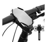 Bike Phone Mount - Rotatable Silicone Handlebar Clamp, Secure Anti-Vibration Mobile Stand, Smartphone Cradle Compact Cycling Accessory Holder, Anti-Slip Device Support | Motorcycle Trip Equipm