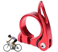 Bike Pinks - Quick Close, Lightweight Metal Tightening | Practical Anodized Aluminum Lever Collar for Adjustable Rods on Road Bikes, Daily Trips or Land Hikes