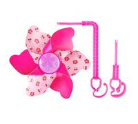 Bike Pinwheel Handlebar - PP Unique, Wind Spinner Toy, Accessory | Great For Kid Bicycle Gear, Automatic Rotation Ride Colorful