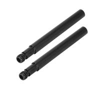 Bike Presta Valve Extender, 2Pcs Inner Tyre Valves Extension 60mm/2.4in Tubeless Presta Valve Extender Kit Extension for Bike Acccessories (Black)