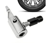 Bike Pump Adapter | Quick Connection - with Neptune for Pump and Pressure Gauge - for Trucks, Vehicles, RV, Cars and Cars