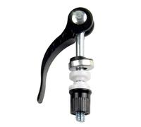 Bike Quick Release Skewer, Aluminum Alloy Bicycle Quick Release Screw Seat Post Clamp Multicolor M6 M8 45-65mm(M6x45mm Silver)