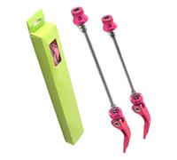 Bike Quick Release Skewer - Light Bicycle Wheel Fastener Set, Front Rear Levers Set, Aluminium Alloy Hub Parts | Secure Locking Mechanism For