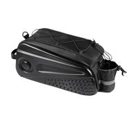 Bike Rack Bag 8.6L | PU+EVA, 37x16x19cm, 450g | Waterproof Hard Shell Rear Seat Pack for Mountain, Electric & Road Bicycles | Includes Shoulder Strap & Reflective Stripe
