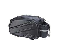 Bike Rack Bag Carrier, Waterproof Cycling Storage Bag, Reflective Saddle Pack Pannier, Bicycle Cargo Bags, Scooter Motorcycle Travel for Daily Outdoor Ride 15.15x7.67in