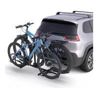 Bike Rack for Car - 2 Electric Bike Rack Trunk Carrier for SUV Caravan Jeep 2 Inch Receiver Foldable and Heavy Duty Bracket for Car
