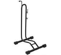 Bike Rack Steel Black Vertical & Horizontal 45x44x118cm Fits 6-28" 700c Hooks XL