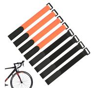 Bike Rack Straps, 8 Pcs 2 * 60CM Wheel Straps For Bike Rack, Velcro St raps For B ike, S traps For Bi ke Ra ck, R ack S traps For Thule B ike for R ack Car and Wall Mount, Transport and Storage
