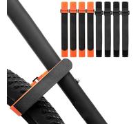 Bike Rack Straps, 8 Pcs Adjustable Bike Wheel Strap with Hook and Loop, Bikes Wheel Stabilizer Strap, Bikes Tie Down Straps for Rack Car and Wall Mount
