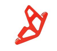 Bike Rear Brake Guard - Streamlined Structural Impacts Redirection, Terrain Pump Protection Shield, Hydraulic Fluid Cylinder Enclosure, Anodized Frame Overlay | Cycle Maintenance Shield for Bikers