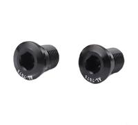 Bike Rear Derailleur Hanger Bolts M10xP1.0, Aluminium Alloy Mounting | Screws For Tail Hook, Chain Tensioner Installation, 6mm Hex Drive, Black Red Purple Silver Options