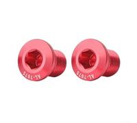Bike Rear Derailleur Hanger Bolts M10xP1.0, Aluminium Alloy Mounting | Screws For Tail Hook, Chain Tensioner Installation, 6mm Hex Drive, Black Red Purple Silver Options