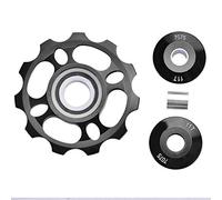 Bike Rear Derailleur Pulley, 11T Ceramic Bearing Aluminum Alloy Mountain Bike Derailleur Pulley Replacement Parts For Mountain Biking, Road Biking, Commuting, Maintenance