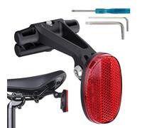 Bike Rear Light, Cycling Tracker Mount, Reflective Saddle Post Mount GPS Tracker Light Rear | No Locator Included, Bike Safety Accessories, Waterproof