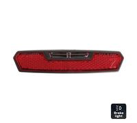 Bike rear light e-bike/vae axa juno 6-12v luggage rack mount 50mmled acceleromet