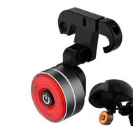 Bike Rear Light: Motion Detection Mode, LED Taillight, Rain Resistant Casing, Night Driving Signal | For Cycling Commuting Trail Touring V