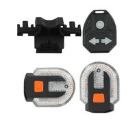 Bike Rear Light - Scooter Turn Signals Left And Right Wireless Control Warning, High Decibel Horn + USB Rechargeable Taillight System | IPX4 Water Resistant Shell - For Night Ride & Food Delivery