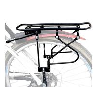 Bike Rear Rack | Adjustable Steel Bicycle Cargo Rack - 200kg Capacity Steel Baskets Mounting Platforms Mount | For Cycling, Biking, Delivery, Commuting, Picnic, Urban, Work, School