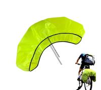 Bike Rear Rack Protector - Waterproof Cycle Steel Cover, Compact Storage Pocket, Expandable Shield | OUTDOOR WORK ACCESSORY READY