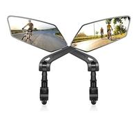 Bike Rear View Mirror for Trek Dual Sport 2023-2026 | Handlebar Cycling Mirror Wide-Angle 360 Degree Rotating Lightweight Scratch Resistant ABS Construction Quick Install
