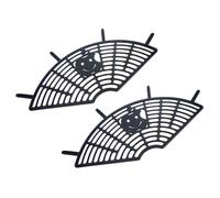 Bike Rear Wheel Net Kids Foot Guard Mesh Guardrail Lightweight Easy to Install Backseat Guard Child Rear Seat Protection Net, Black