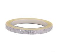 Bike Reflective Tape Stickers for Increased Conspicuity During Evening and For Night Rides Fits Curved and Flat Surfaces on Bicycle Parts (C)