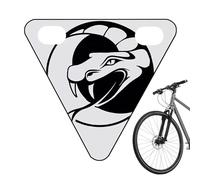 Bike Reflectors - Glowing Cycle Markers, 4 Piece Signal For Night Rides, High Visibility Warning Clip With Prism Lenses, Vehicle Gear, Luminous Spoke Disc For Road, Street And Path