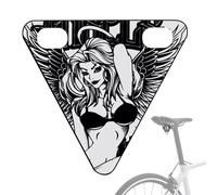 Bike Reflectors - Glowing Cycle Markers, 4 Piece Signal For Night Rides, High Visibility Warning Clip With Prism Lenses, Vehicle Gear, Luminous Spoke Disc For Road, Street And Path