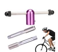 Bike Repair Thread Tap - Steel Replacement | Bicycle Pedal Thread Tap with Handle | for Pedal Installation Removal Home Garage Workshop