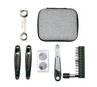 Bike Repair Tool Kit Set Portable Multifunction Tools for Basic and Mountain Bike Maintenance Tire Repair Spoke Adjustment Chain Cutting Magic Buckle Disassembly (BT079S)
