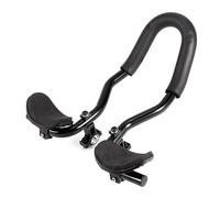 Bike Rest Handlebar, Aluminum Aerobar Extensions for Road Cycling, Lightweight Alloy Armrest with Ergonomic Support, for Racing Traveling Commuting Leisure Riding Relaxation 14.57 Inches