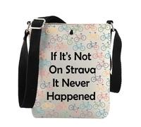 Bike Rider Gift If It's Not On It Never Happened Crossbody Bag Bicycle Lover Gift, It Never Happened C Bag