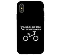 Bike Rider If You Can Read This I Fell Off My Bicycle Case for iPhone X/XS