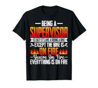Bike Riding Supervisor Manager - Being a Supervisor is Easy T-Shirt