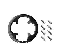 Bike Ring Chain Wheel Cover,Plastic Bike Chain Cover Cycling Chainring Sprockets Cranksets Guard Protector with 8 Screws,Universal MTB Outdoor Cycling Chain Guard Ring for 42T Mountain Bike Road Bike