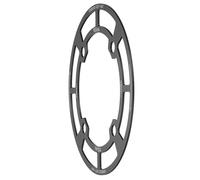 Bike Rocket Protector, Biike Chain Guard, Chain Guard, Aluminium Alloy Hollow Sprocket Cover with Precise Fit for Urban Mountain Accessories for the Road
